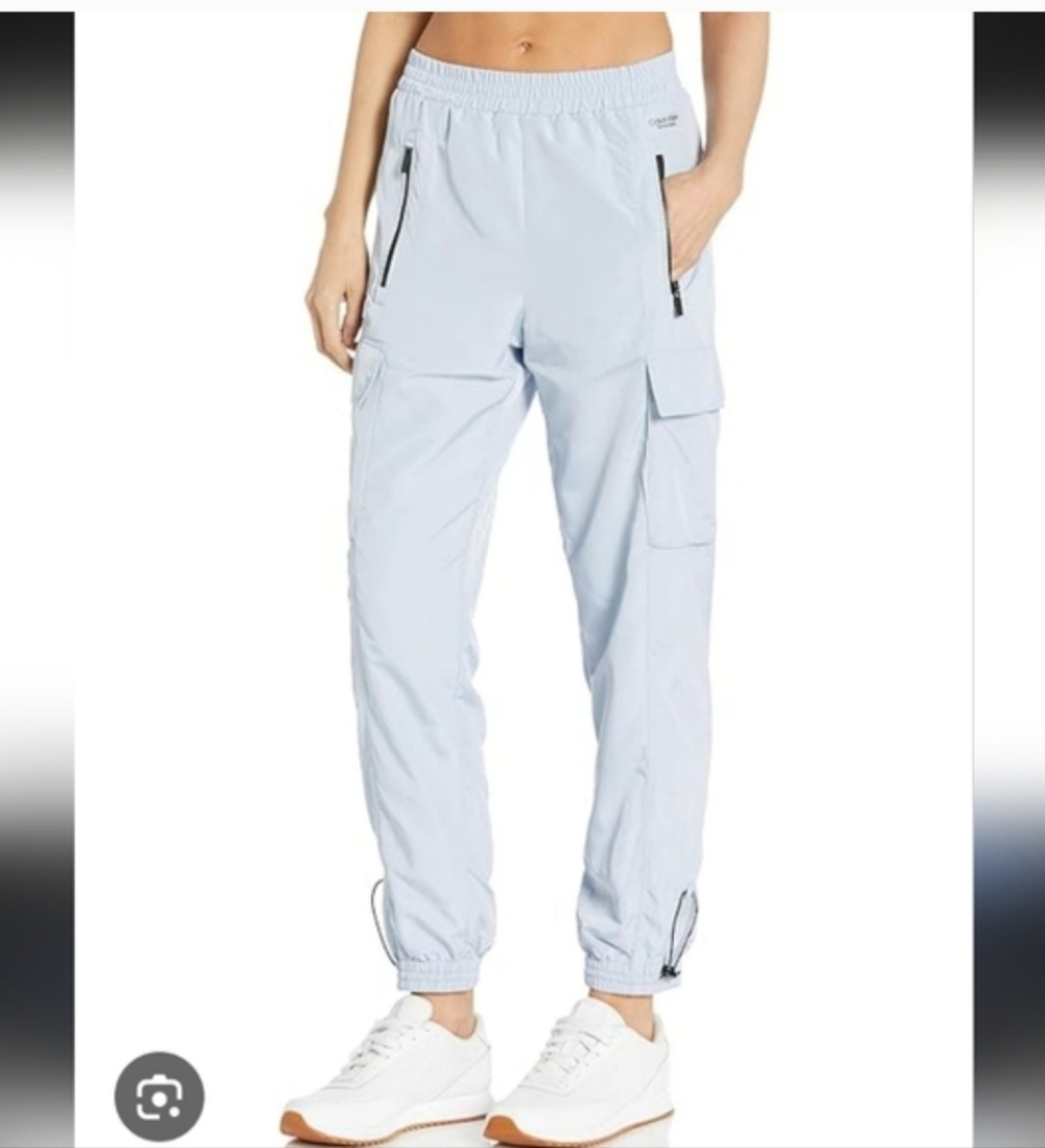 CALVIN KLEIN Performance Baby Blue Cargo Pants - Medium